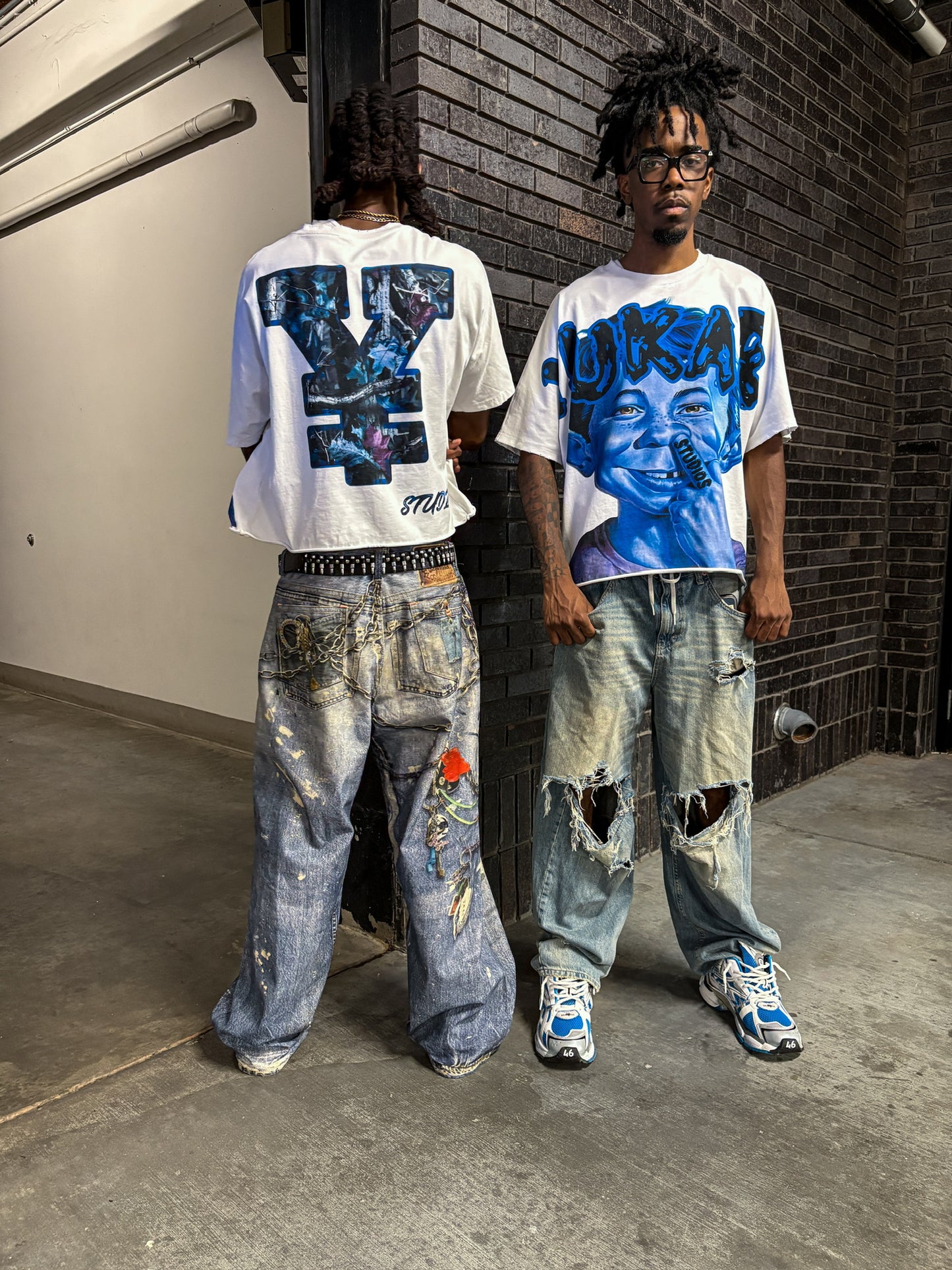 YUKARI BOY TEE-BLUE
