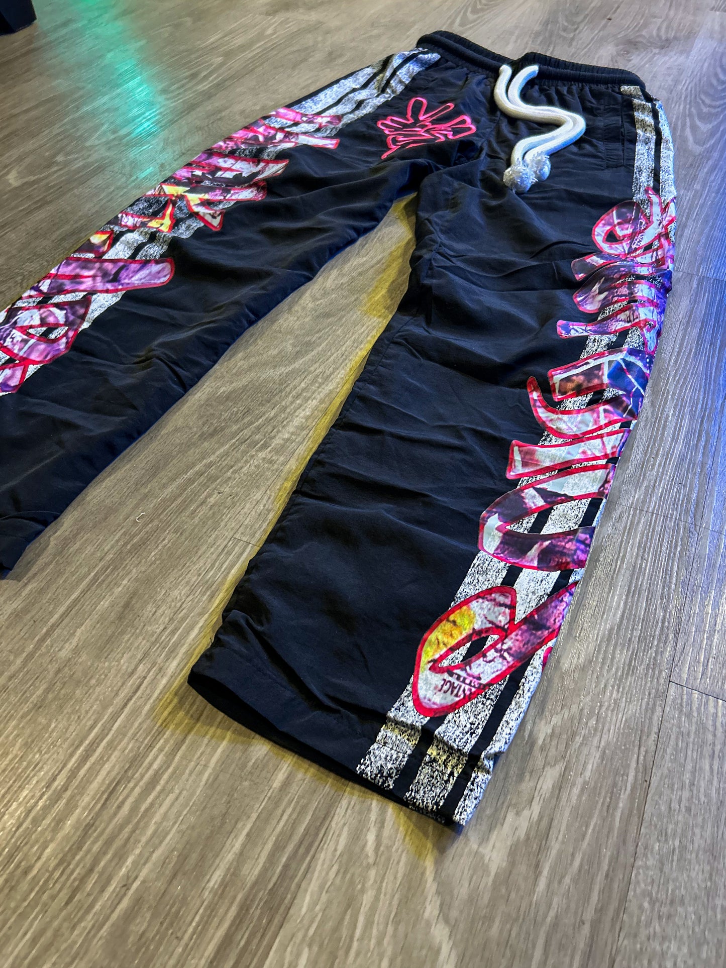 YUKARI NYLON TRACK PANTS- PINK