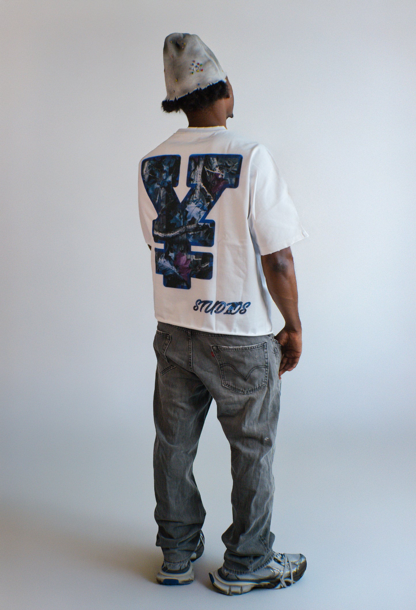 YUKARI BOY TEE-BLUE