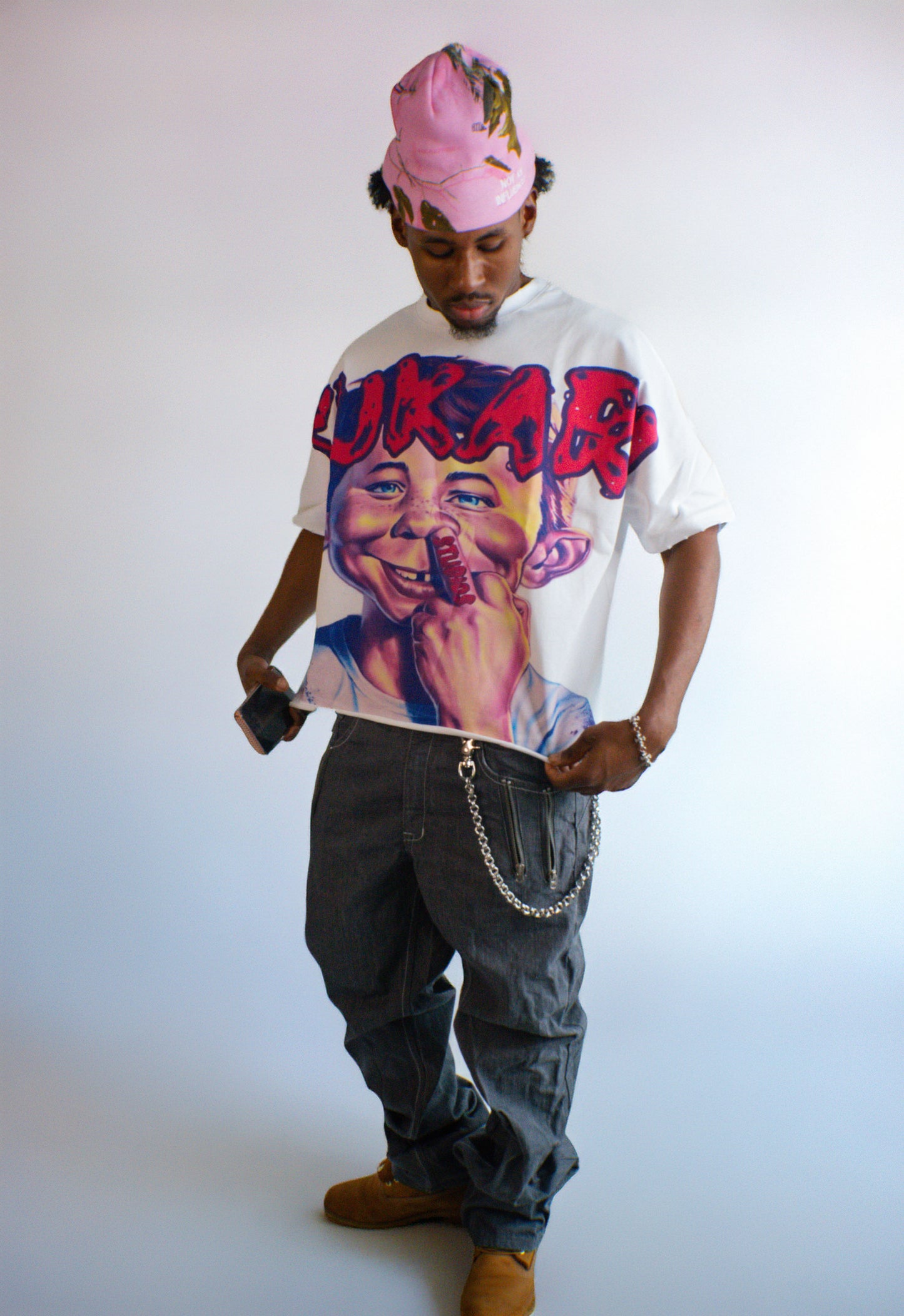 YUKARI BOY TEE-PINK