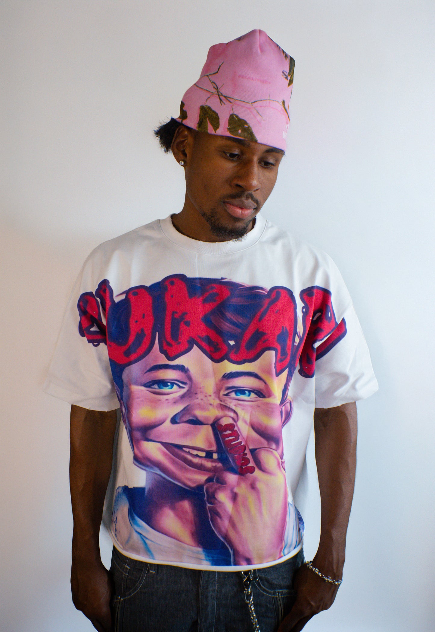 YUKARI BOY TEE-PINK