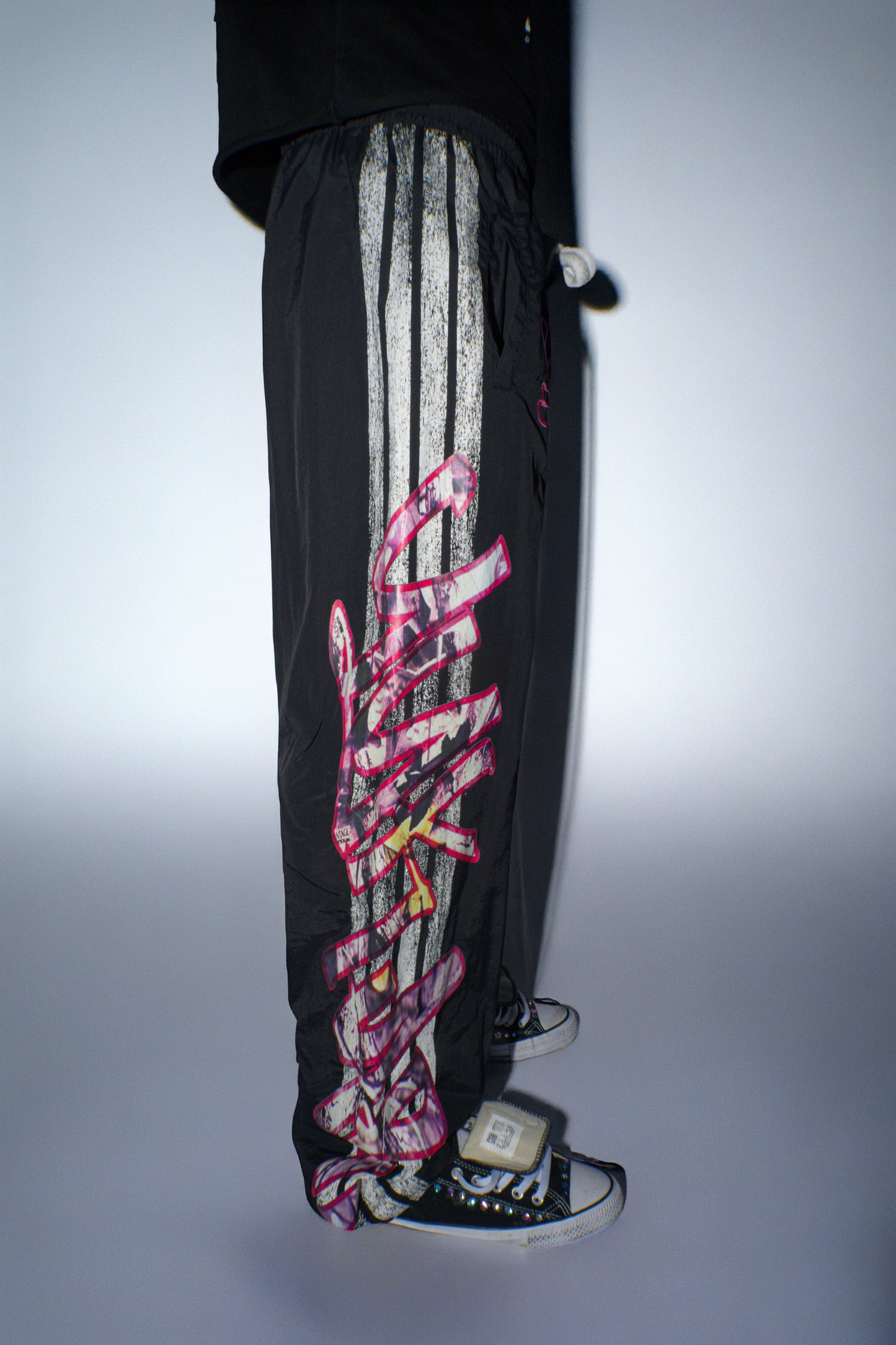 YUKARI NYLON TRACK PANTS- PINK