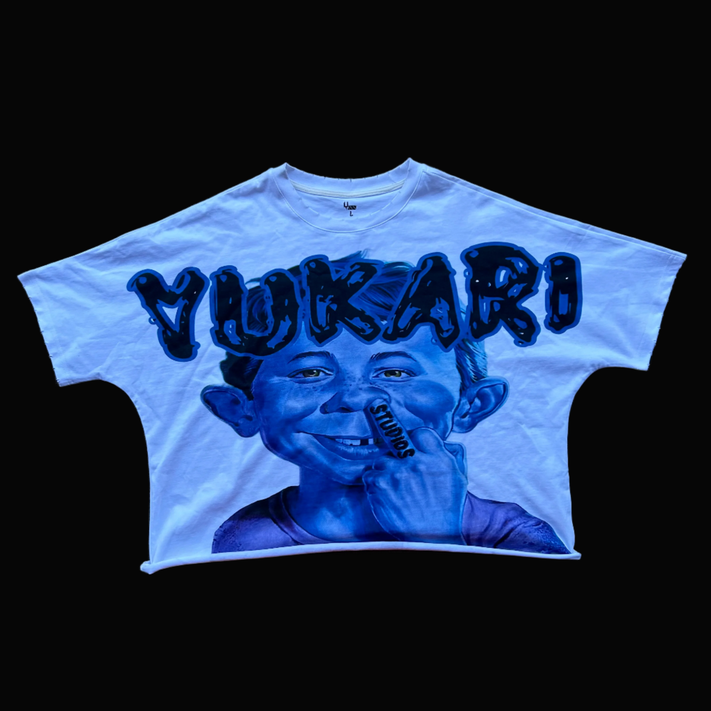 BLUE YUKARI BOY TEE