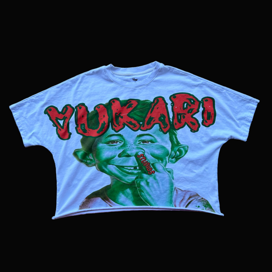 GREEN & ORANGE YUKARI BOY TEE